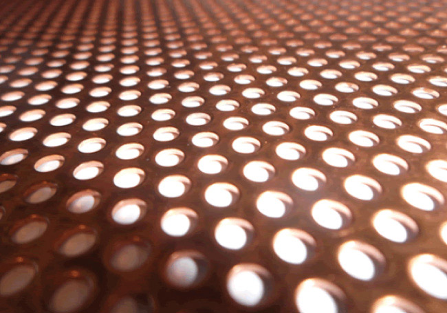 Perforated Copper Sheet